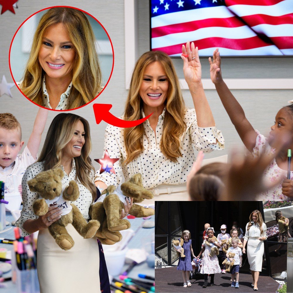 Fashion Notes: Melania Trump Is Low Key in Luxe Flats for July 4th Visit to Children’s National Hospital