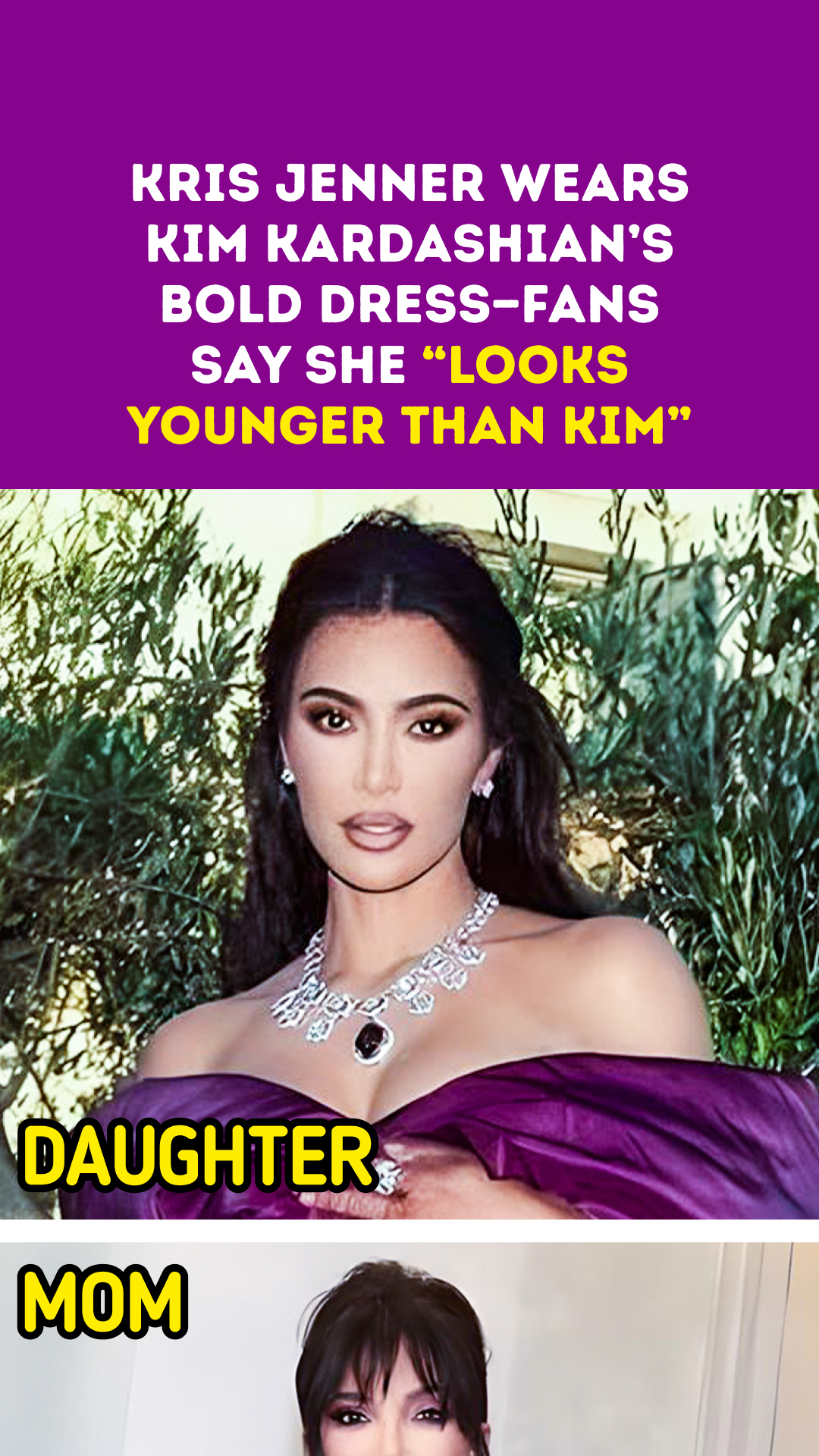 Kris Jenner Wears Kim Kardashian’s Bold Dress—Fans Say She “Looks Younger Than Kim”