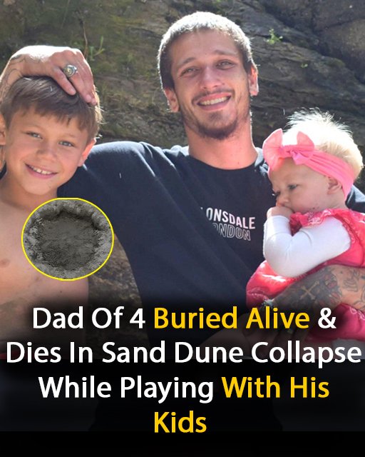 Devoted” dad-to-be dies after sand dune collapses on him at beach – as kids watch on”