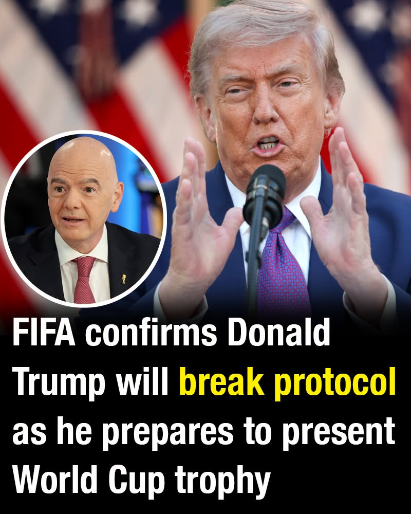 FIFA confirms Donald Trump will break protocol as he prepares to present World Cup trophy – Page 2