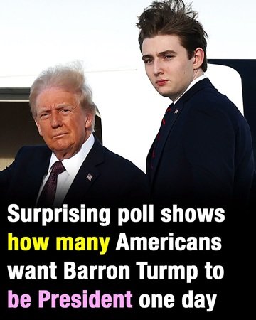 A new poll reveals surprising public opinion about Barron Trump’s potential future in politics
