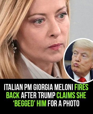 Giorgia Meloni responds after Trump claimed she “begged” him for a photo