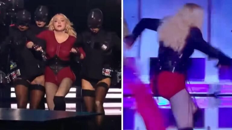 Viewers make bizarre observation about Madonna’s VMAs outfit after spotting detail in her pants