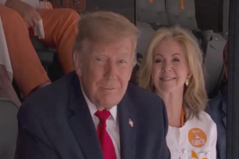 VIDEO: Crowd Goes Wild When Trump Makes Appearance At Packed Texas-Tennessee College Football Game