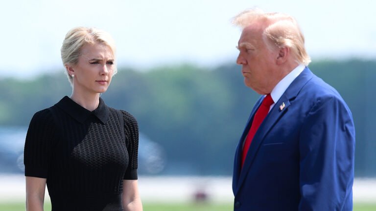 AI-generated photo circulates showing Donald Trump and aide Natalie Harp “kissing on golf course”