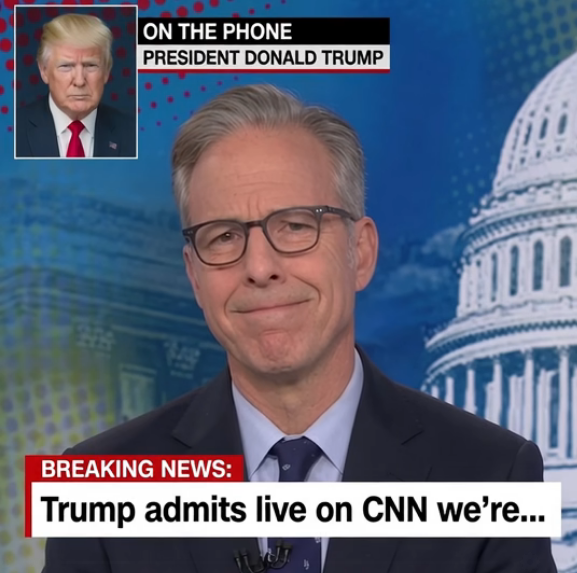 BREAKING: Trump admits live on CNN “we’re trying to have CNN go on a normal path”