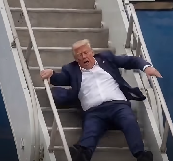 Trump Boarding Incident Sparks Questions and Speculation Online-
