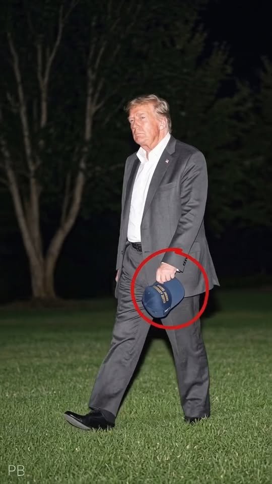 Just in: Trump was seen with a…